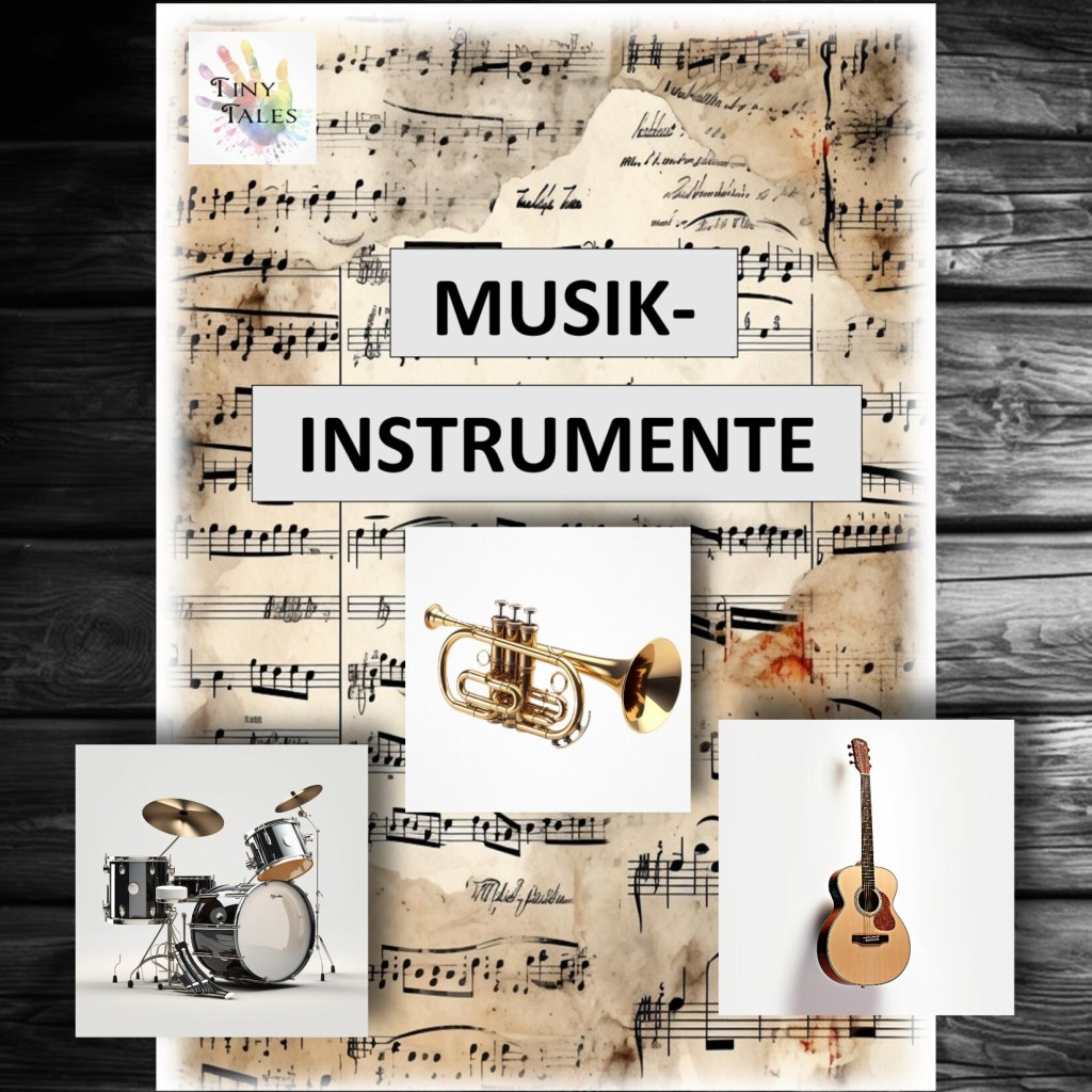 Picture cards musical instruments – Bildkarten Musikinstrumente