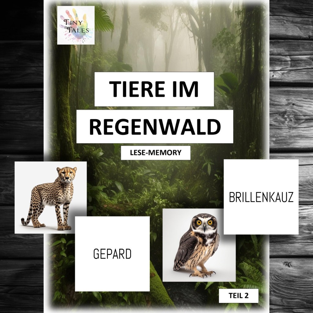 Animal memory rainforest part 2 – Tiermemory Regenwald Teil&nbsp;2