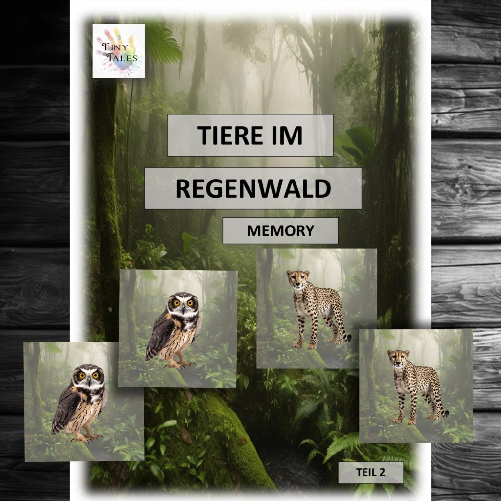 Animal memory rainforest – Tiermemory&nbsp;Regenwald