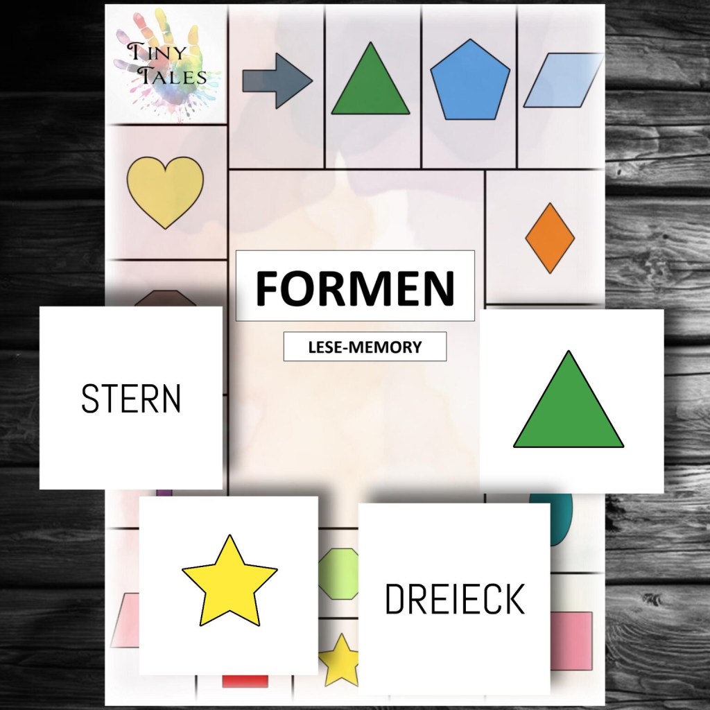 Reading memory letters – Lesememory&nbsp;Buchstaben