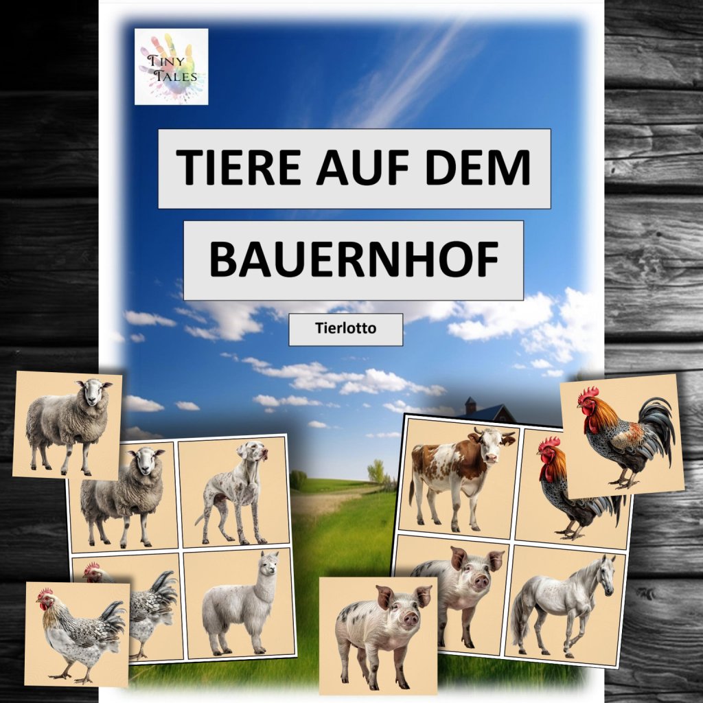 Animal lottery farm animals – Tierlotto Bauernhof&nbsp;Tiere