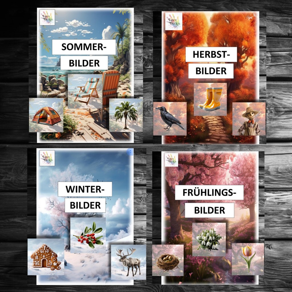 Picture cards seasons – Bildkarten&nbsp;Jahreszeiten