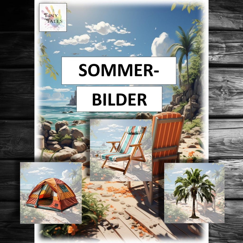 Picture cards summer – Bildkarten Sommer