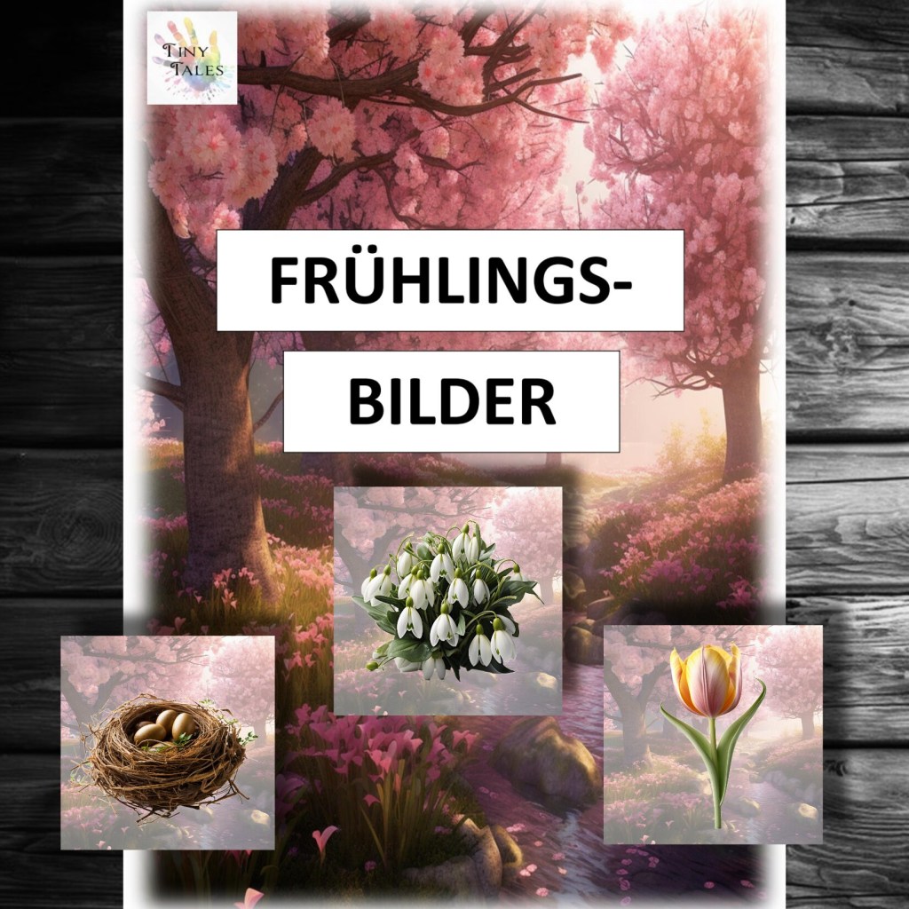 Picture cards spring – Bildkarten Frühling