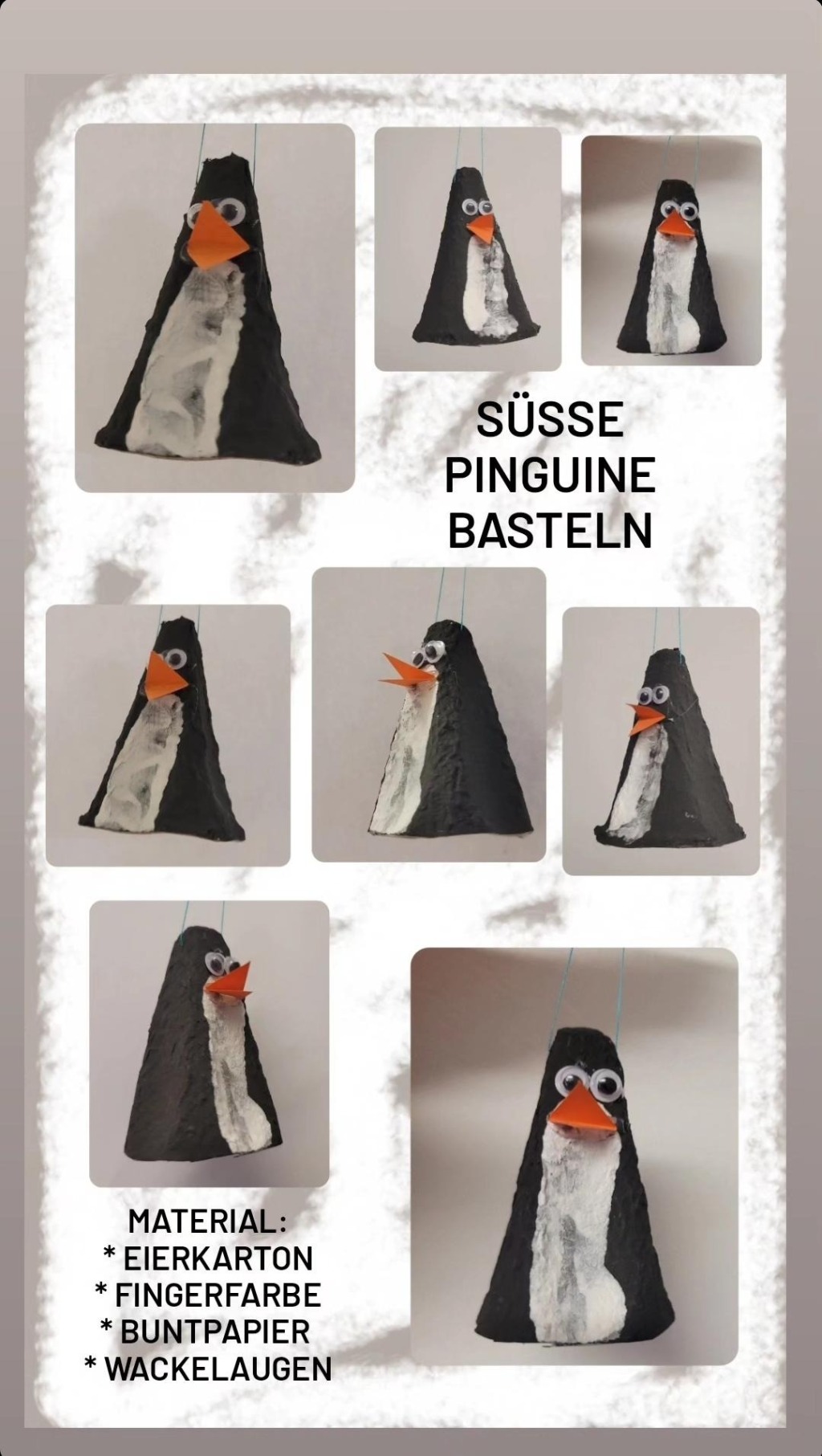 Cuddly penguins!/Knuffige Pinguine!
