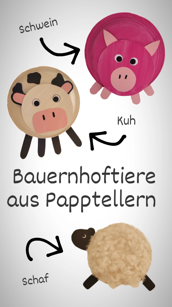 Paper plate animals/Pappteller-Tiere