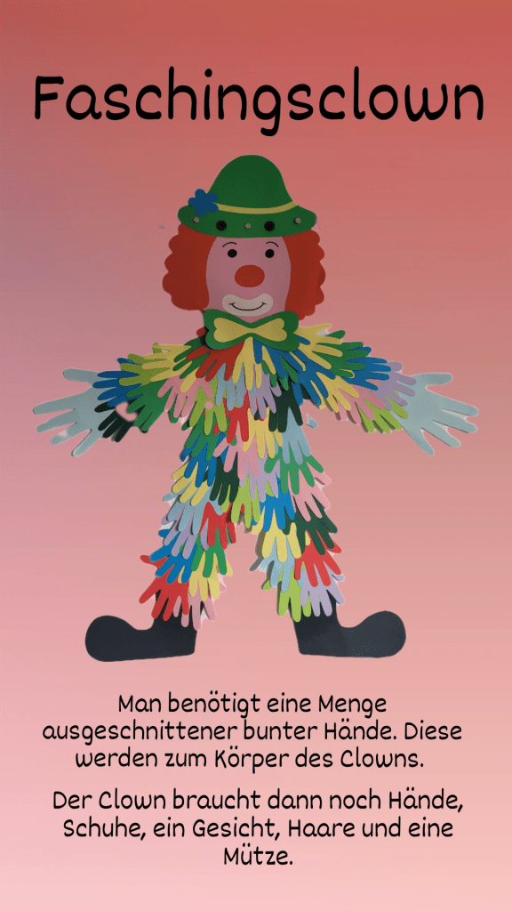 A colorful clown!/Ein bunter&nbsp;Clown!