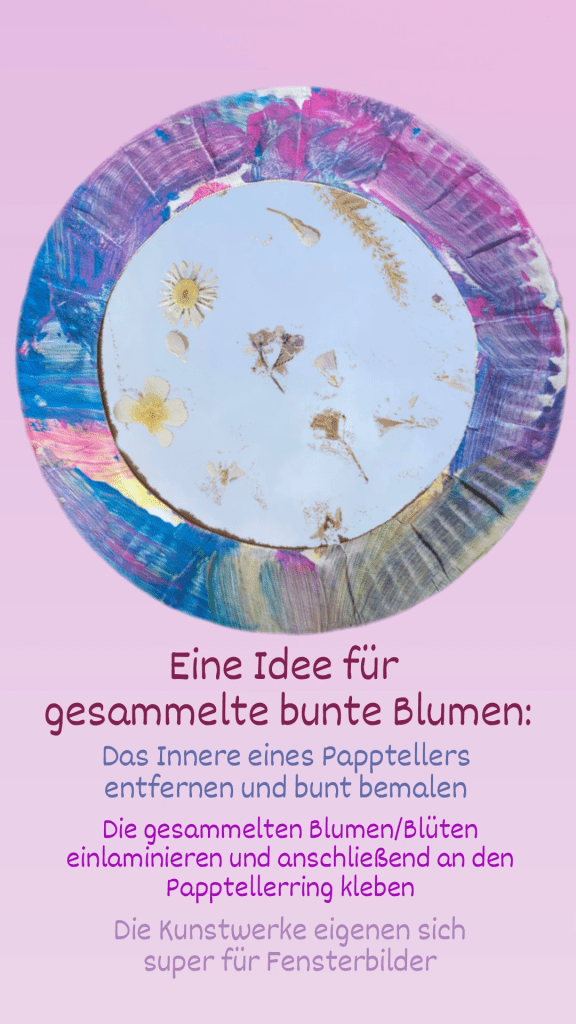 Beautifully presented pressed flowers/Gepresste Blüten schön&nbsp;präsentiert