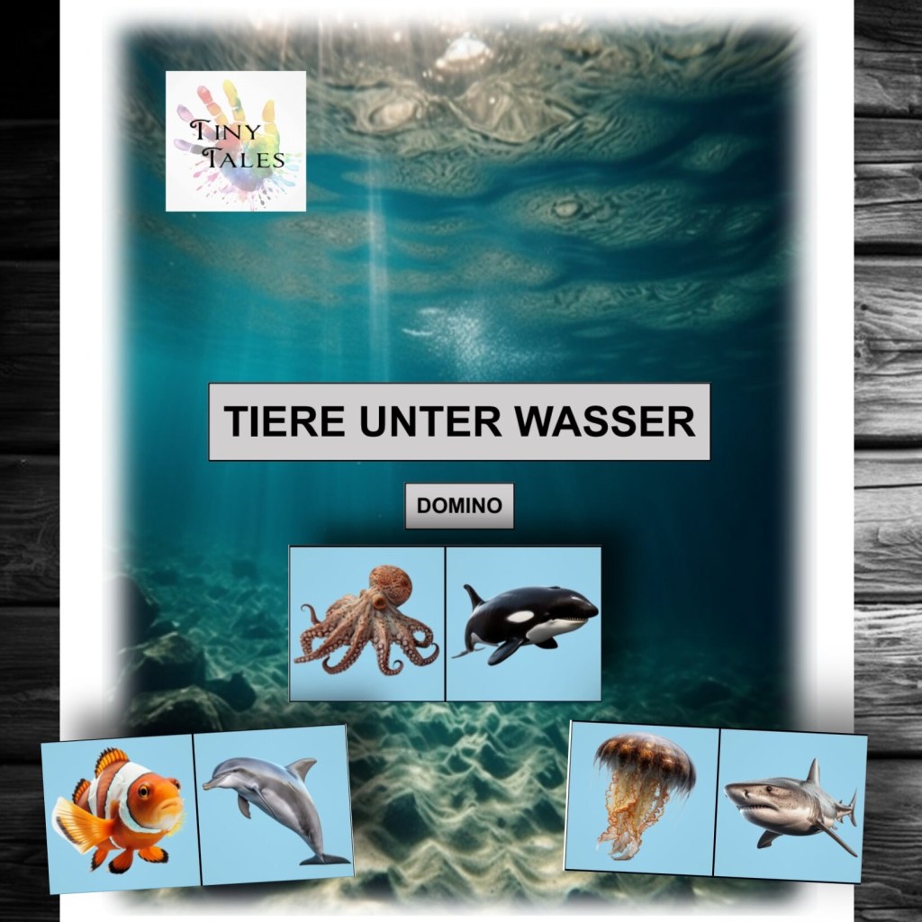 Domino animals under water – Domino Tiere unter&nbsp;Wasser