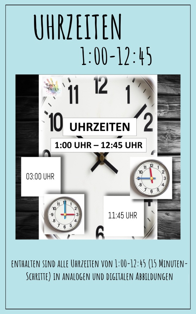 Clock times – Uhrzeiten