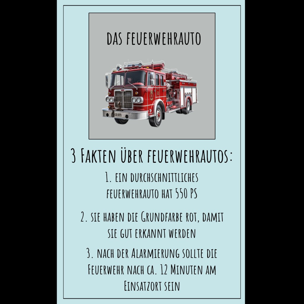 Vehicles – Fahrzeuge